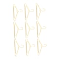 Miniatyrbillede 3 af 10: 100 stk. metalliske papirclips, galvaniseringsproces, gyldne papirclips, rustfrie papirclips, skridsikre til filklassificering, frakkebøjle