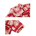 Miniatyrbild 2 av 6: Toddler Button Up Pyjamas Sommar Pjs, Röd Geometri, L