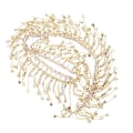 Pikkukuva 9 / 10: Rhinestone-tupsu ketju hapsut morsiussovellus koriste kristalli vaatteet laukku koriste Golden AB värikäs