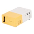 Pikkukuva 8 / 10: Miniprojektori 1080p Diffuusiheijastuskuvantaminen Tukee 23 kieltä HD-projektori Kaiuttimilla Keltainen 100-240V EU-pistoke