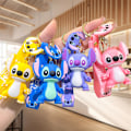 Pikkukuva 3 / 9: Piirroshahmo avaimenperät tytöille ja pojille, söpö Kawaii avaimenperä, reppuavaimenperä tarvikkeet ranneke avaimenperä auton riipukset, yllätys syntymäpäivälahjat Yellow