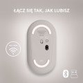 Miniatyrbilde 5 av 8: Logitech M350 Pebble trådløs mus med Bluetooth eller 2,4 GHz-mottaker, stille, slank datamus med stille klikk Grey