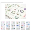 Pikkukuva 4 / 10: 6 kpl/setti DIY-päiväkirjatarra Käsikirjan koristetarra Scrapbooking-tarra Tarvikkeet (A002104)