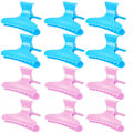 Pikkukuva 1 / 7: 12 kappaleen perhoshiuspantapidikkeet Hiussolkipidikkeet Salon Pro -osiopidike naisille ja tytöille 6 Pink + 6 Blue