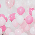 Miniatyrbillede 4 af 7: 129 stk. lyserøde balloner i forskellige størrelser 18 12 10 5 tommer til guirlandebue, lyserøde balloner til Valentinsdag fødselsdag baby shower køn afsløring bryllup Pink