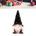 Miniatyrbillede 2 af 5: Ansigtsløs Nisse Dukke Dekoration Lykkebringer Munterhed Moderne Julepynt Dukker til Vindueskarm Bogreol Light Brown