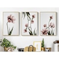 Miniatyrbillede 3 af 7: Tulip Wall Art Lærredstrykplakat, Enkelt Mode Kunsttegning Dekoration til Hjemmet Li