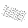 Miniatyrbillede 2 af 11: 50 stk. 1,3 mm AC-kompressor koblings snap ring sort jern præcis pasform til 10S AC-kompressor koblingsaksel