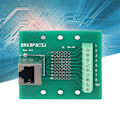Miniatyrbild 2 av 6: RJ45 Ethernet-kontaktbrytningspanel 8P8C Nätverksport Skruvplintkort med Fäste för Datorer Routrar Switcher