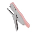 Miniatyrbilde 5 av 10: Håndholdt stiftemaskin Ergonomisk frostede overflater Bærbar tangstiftemaskin Hjem Skole Kontor Bindende dokumenter Rosa