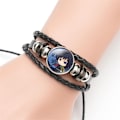 Miniatyrbild 4 av 5: Herr Vintage Läder Armband Rep Armband Bangle Demon S