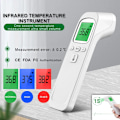 Miniatyrbild 7 av 7: Infraröd Termometer Digital LCD Kroppsmätning Barn Vuxen Feber IR Barn Beröringsfri Termometrometer