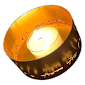Miniatyrbild 3 av 10: Tealight-ljusstake, elektropläterad metall, ihålig, dekorativ, liten ljusstake för meditation, semesterdekoration, typ 2