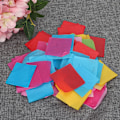 Pikkukuva 5 / 8: Neliönmuotoinen paperikonfetti sekoitettu värillinen paperisilppu koriste juhlatarvike 50g (5x5cm värillinen)