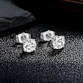 Miniatyrbild 6 av 6: 5 Par Örhängen Set 18K Guldpläterade 3-7MM Runda Cubic Zirconia Örhängen Hypoallergena Örhängen för Kvinnor
