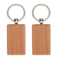 Miniatyrbilde 2 av 10: 10 stk. nøkkelringer i bøk - nøkkelbrikker - nøkkelringer - DIY-dekorasjon for klær og vesker