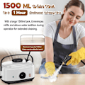 Miniatyrbillede 6 af 6: 2500W håndholdt damprenser, 1500 ml højtryksdamprenser til rengøring, multifunktionel bærbar damprenser til hjemmet (sort - 1500 ml vandtank) Black-1500ML Water Tank
