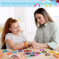 Miniatyrbillede 7 af 7: 700 stk. glasperler til smykkefremstilling, 28 farver 8mm krystalarmbånd og DIY-perlesæt