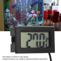 Miniatyrbild 4 av 6: Svart LCD inbyggd elektronisk digital termometer vattentät sond temperaturmätare för inkubator