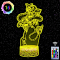 Miniatyrbilde 2 av 7: LED Nattelys Pluggbar Jinx Arcane Julelys og USB-kabel 16 Farger Nattelys