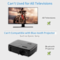 Miniatyrbillede 3 af 8: DLP 3D-briller, 144Hz genopladelige 3D Active Shutter-briller til alle DLP-Link 3D-projektorer, kan ikke bruges til tv'er Black 1 pcs