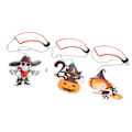 Pikkukuva 4 / 10: 3 kpl Halloween-paperiripustuskoristetta, kurpitsa, pääkallo, noita, Halloween-paperiripustuslyhty, DIY-ripustuskoriste
