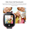 Miniatyrbilde 7 av 7: 1,44 tommers smartklokke for barn, gutter og jenter, toveis taleanrop, IP67 vanntett SOS-varsling, berøringsskjermtelefonklokke Pink