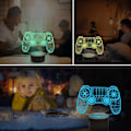 Miniatyrbild 4 av 7: Gamepad 3D Illusion Lamp, Ammonite Controller Nattljus wi