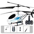 Miniatyrbild 1 av 4: Fjärrstyrd helikopter, flygplansleksak med höjdhållning