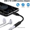 Miniatyrbilde 3 av 5: USB Type C til 3,5 mm hunn hodetelefonkontaktadapter, USB C til