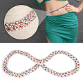 Miniatyrbilde 6 av 10: DIY Imitert Diamant Mesh Wrap Rull Krystall Rhinestones Bånd Bryllupsdekor