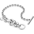 Miniatyrbild 3 av 6: Armband 925 Silver Shining Series Enkel Orm Benkedja