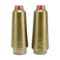Miniatyrbillede 10 af 10: 2 stk. metallisk broderitråd 3500yd polyester farvefast guld farve broderimaskintråd til dekoration håndværk DIY