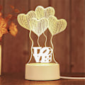 Miniatyrbild 1 av 7: 3D Liten Nattlampa, Barn Sovrum Plug-in Led Ljus
