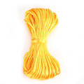 Miniatyrbillede 9 af 10: 5 stk flettet snor 2mm x 20yard polyester flettet reb til DIY smykkefremstilling (gul)