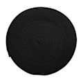 Miniatyrbild 2 av 10: Vävband 50 meter 1 tum bred 0,08 tum tjock ren färg elastisk medeltung vävband för hantverk DIY reparation svart 1 tum bred 0,08 tum tjock