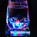 Miniatyrbillede 6 af 6: 2 stk. LED-lys kopmåtte firkantet akryl justerbar tilstand kop pude base lampe til bar KTV square