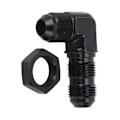 Miniatyrbillede 5 af 11: 90 Graders 8 AN Flare Bulkhead Adapter Genanvendelig Flare Slange Union Bulkhead Adapter med Møtrik