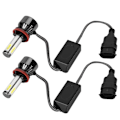 Miniatyrbild 1 av 11: 2 st 80W vita LED-strålkastare för bil LED-lampor strålkastare G7 för H8 H9 H11