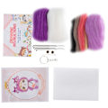 Miniatyrbilde 7 av 10: Nålefilting ull kjemisk fiber plysj dukke making DIY materiale nål håndlaget håndverk(201# Elk )