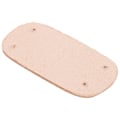 Pikkukuva 10 / 10: 6 kpl Lehmän nahkaetiketti DIY Käsintehty ompeluvaatteet Laukku koristetarvikkeet (Luonnollinen)