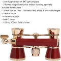 Miniatyrbillede 2 af 6: Operaglas Kikkert 3X25 BK7 Optisk Glas Bærbar Tel