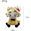 Miniatyrbild 4 av 5: 2024 Ny Hazbin Animation Plysch, 9,8 tum söt Hazbin Animation Karaktärsdocka, Mjuk Plyschdocka för Barn Vuxna, Födelsedag, Cartoon Game Lovers Present Yellow