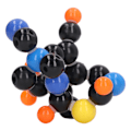Miniatyrbild 8 av 10: Molekylstrukturmodell Kit Molekylboll Proportionell Bindning för Oorganisk Organisk Kemi Lärande