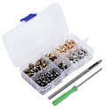 Miniatyrbild 8 av 10: ORing Ball Post Rivet Set DIY Läderhantverk Kläder Väskor Telefon Skal Tillbehör
