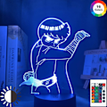 Miniatyrbild 2 av 7: Naruto Kakashi Uchiha Sasuke 3D Illusion Nattlampa Liten