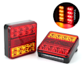 Miniatyrbilde 7 av 11: 22LED Baklykt Nummerplate Lampe Høy Lysstyrke IP67 Vanntett for Lastebiler Tilhenger Lorry