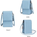 Pikkukuva 2 / 7: Pieni crossbody-matkapuhelinlaukku naisille, mini messenger-olkalaukku lompakko luottokorttipaikoilla