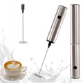 Miniatyrbillede 3 af 5: Mini elektrisk pisker - Multifunktionel USB genopladelig 3 hastigheder justerbar trådløs elektrisk æggepisker til æg, kaffe og mælk