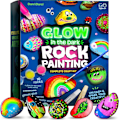 Miniatyrbild 1 av 8: Stenmålning Kit för Barn - Glow in The Dark - Konst & Hantverk Påskgåvor för Pojkar och Flickor - Hantverksaktiviteter - Kreativa Konstleksaker för Barn
